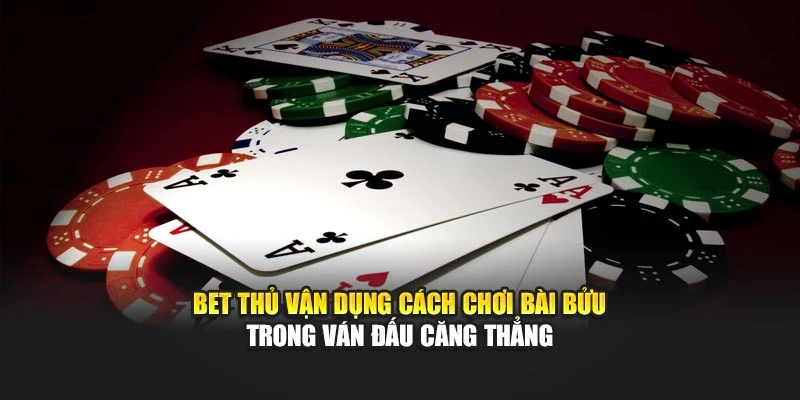 Bet thủ vận dụng cách chơi bài bửu trong ván đấu căng thẳng