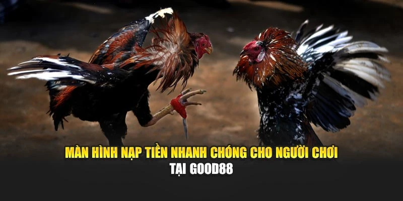 Màn hình nạp tiền nhanh chóng cho người chơi tại Good88