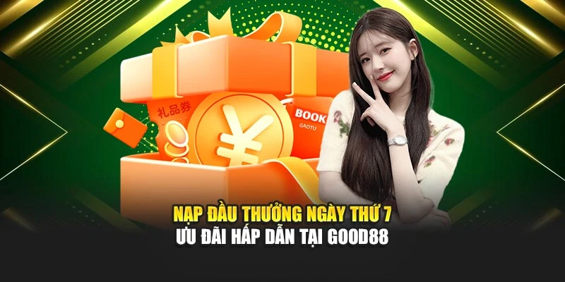 Nạp Đầu Thưởng Ngày Thứ 7 – Ưu Đãi Hấp Dẫn Tại Good88